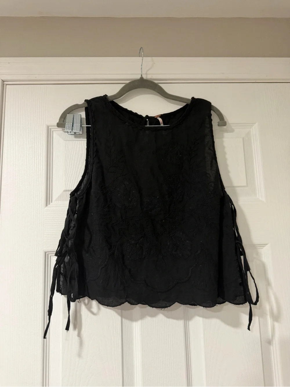 Free People side tie top